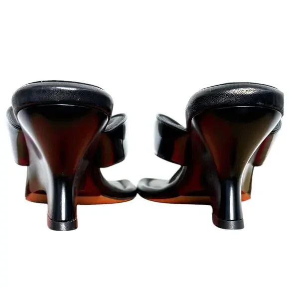 NWT Gia Borghini Gia 6 Leather Thong Sandal Kitten Heels - Picture 7 of 12